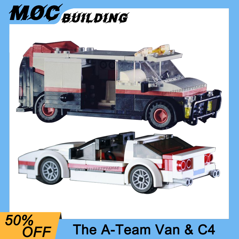Tech Accessories Gifts - MOC kendaraan kota TV klasik a-team