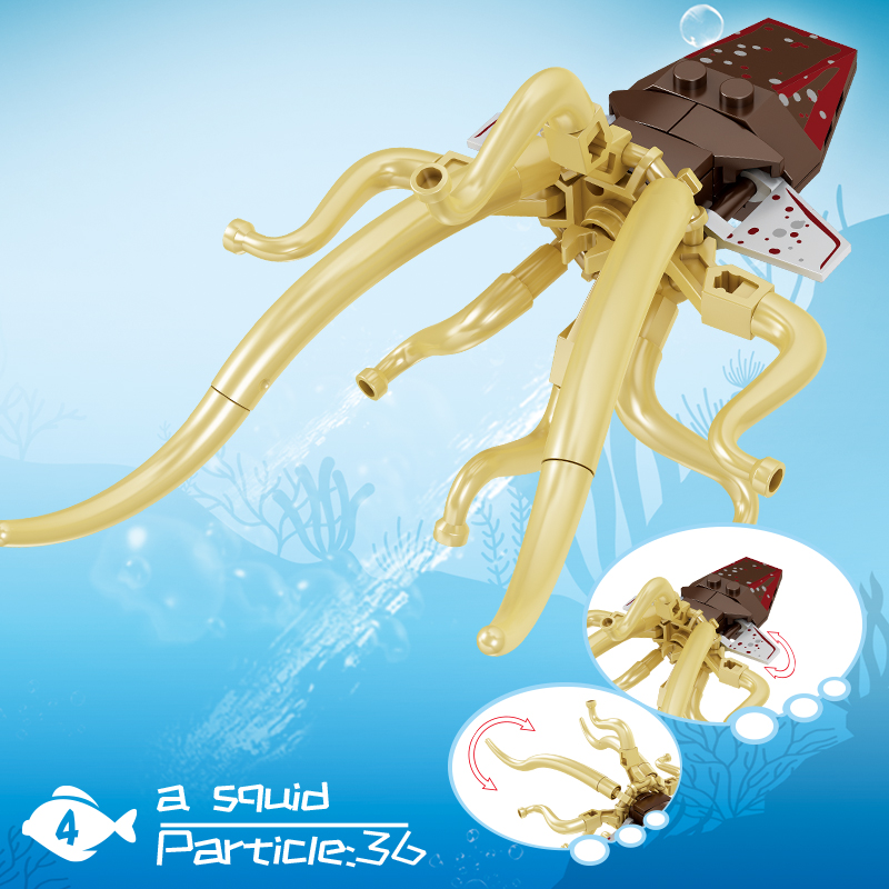 Tech Diving Accessories - Blok Bangunan Model Mini Seri Dunia
