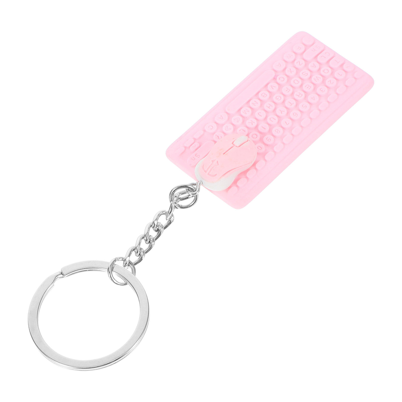 Tech Girl Accessories - Gantungan kunci berbentuk miniatur keyboard dan