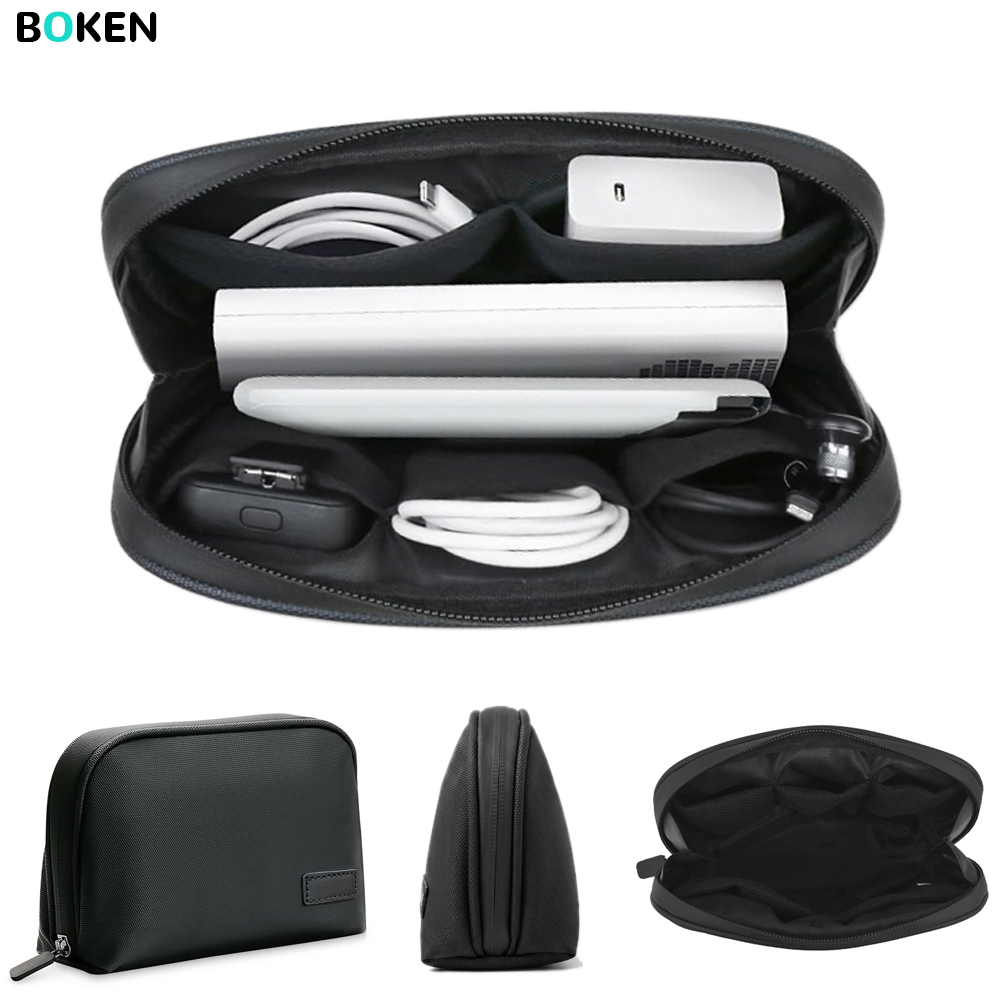 Tech Accessories Organizer Pouch - Kantong Teknologi Tahan Air Ringan, Tas