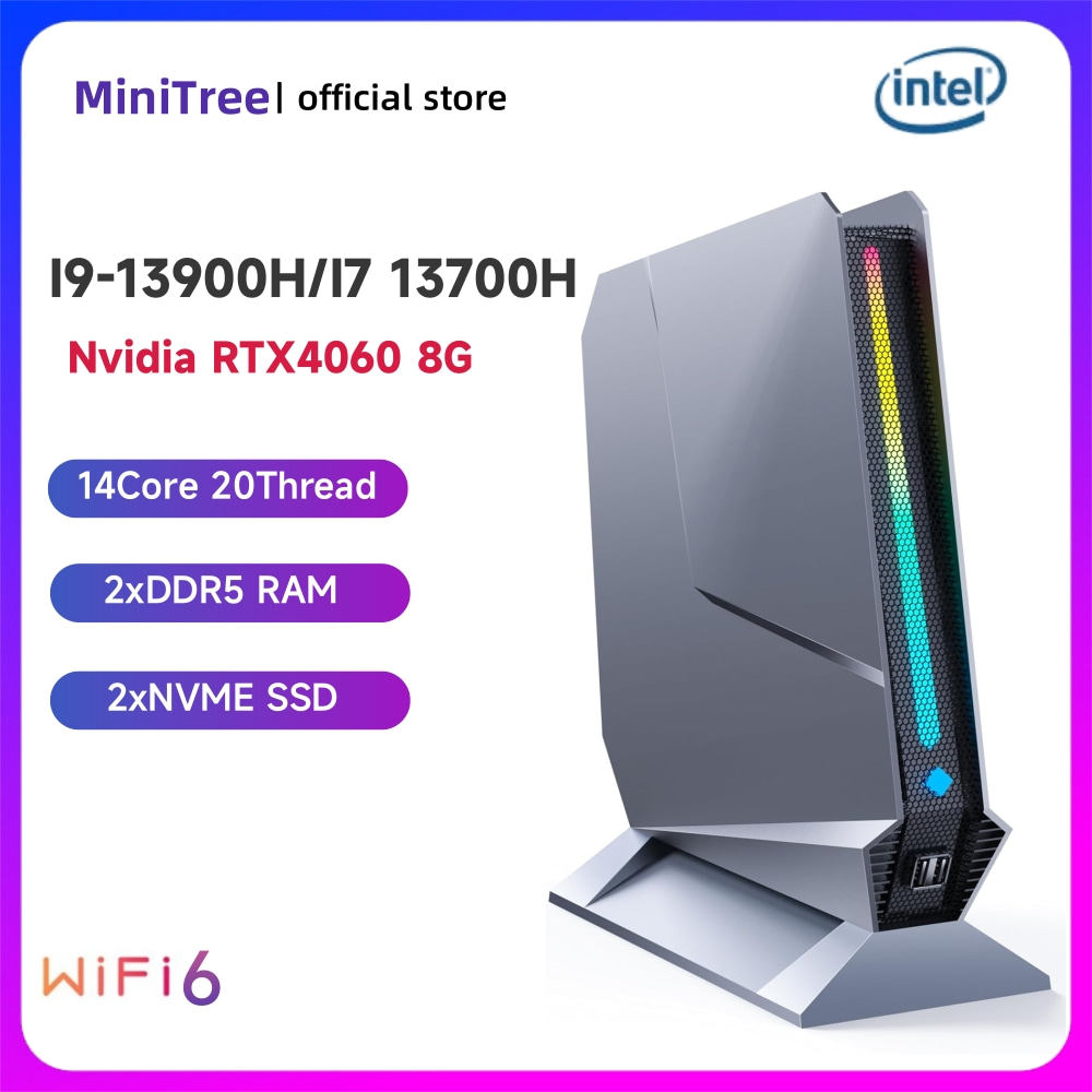 Intel Cpu Core I7 - Komputer Gaming Mini Desktop Core i9-13900H