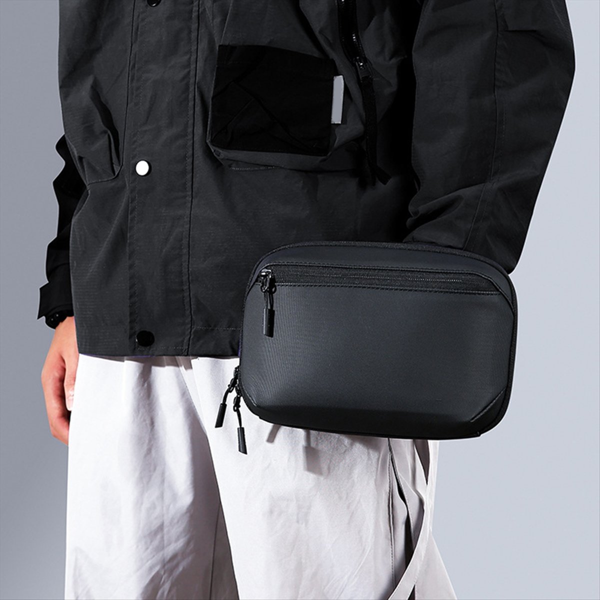 ☶ ❈ ＊ ♥ AC1579-Tas Teknologi T - Tech Accessories Organizer Pouch ulasan dan harga