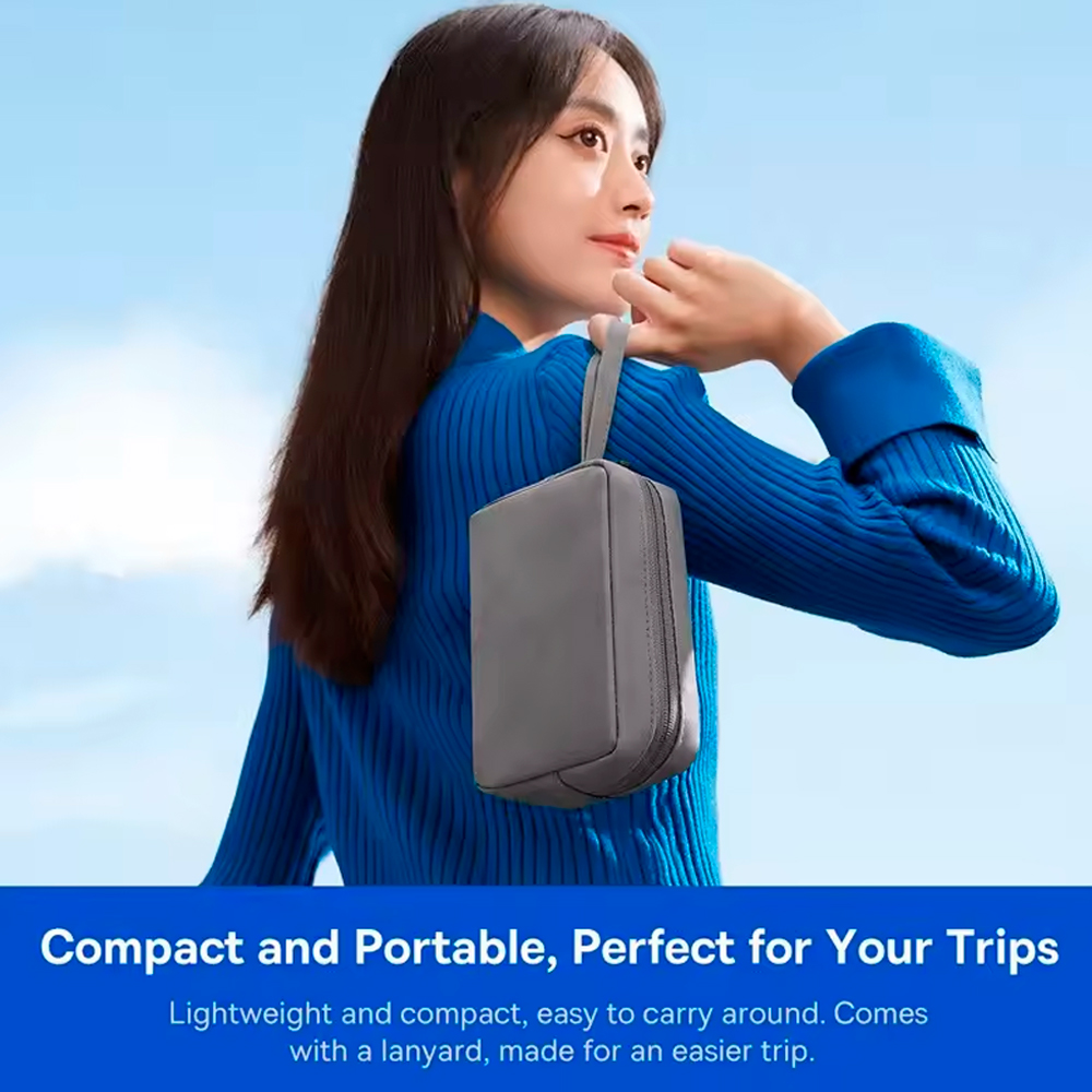 Tas Earphone Portabel Tahan Ai - Travel Cable Organizer ulasan dan harga