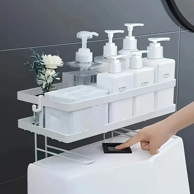 Rak Penyimpanan di Atas Toilet - Tech Accessories Organizer ulasan dan harga