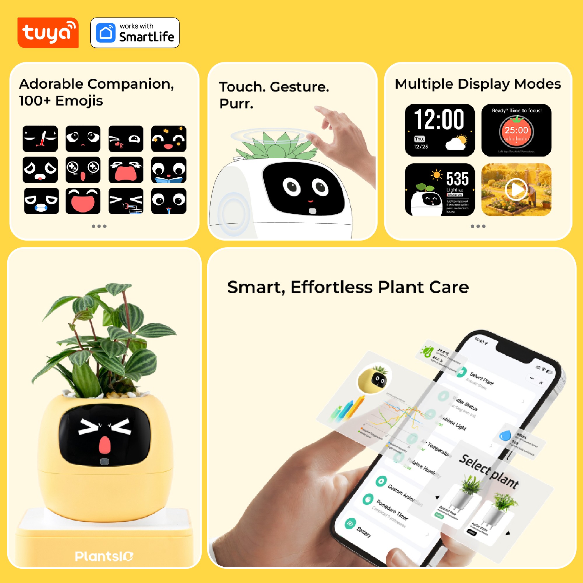 Robot Tanaman Pintar Tuya Ivy' - Tech Accessories Gifts ulasan dan harga