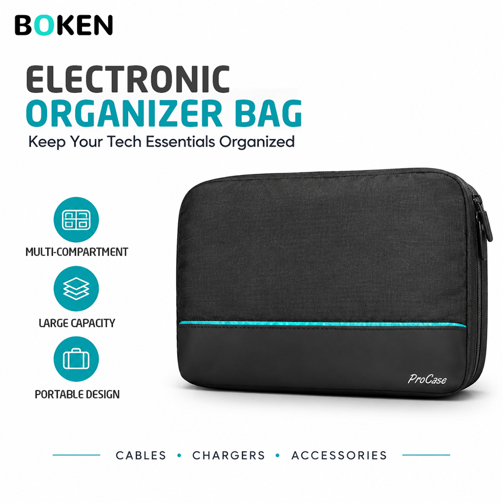 Tas Organizer Teknologi Perjal - Tech Accessories Organizer Pouch ulasan dan harga