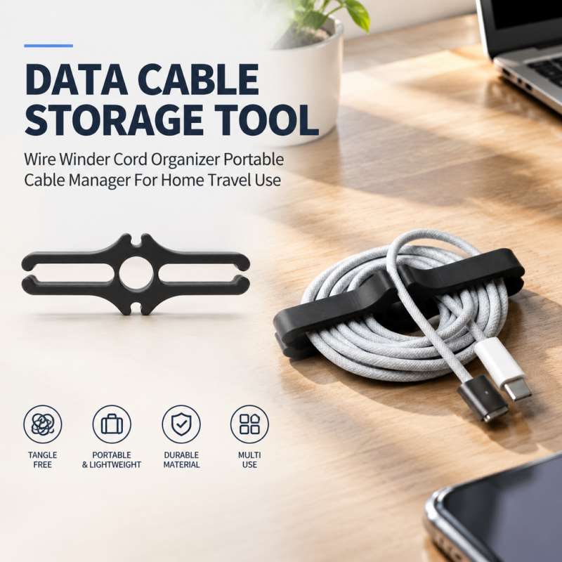 Alat Penyimpanan Kabel Data, P - Travel Cable Organizer ulasan dan harga