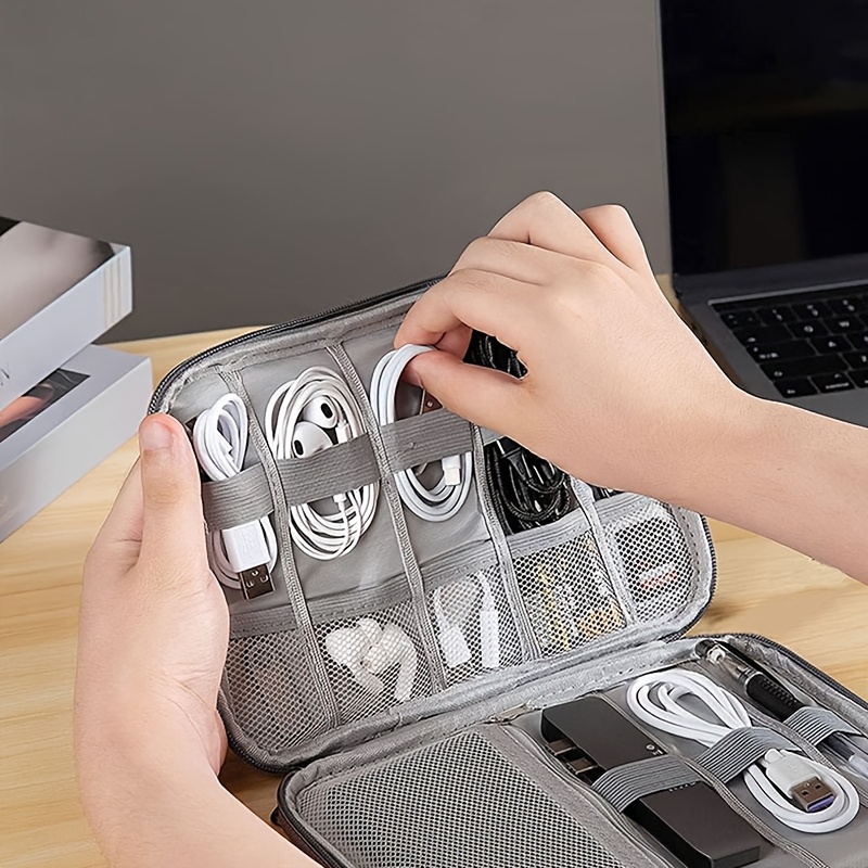 1 Buah Kotak Penyimpanan Kabel - Tech Accessories Organizer Pouch ulasan dan harga