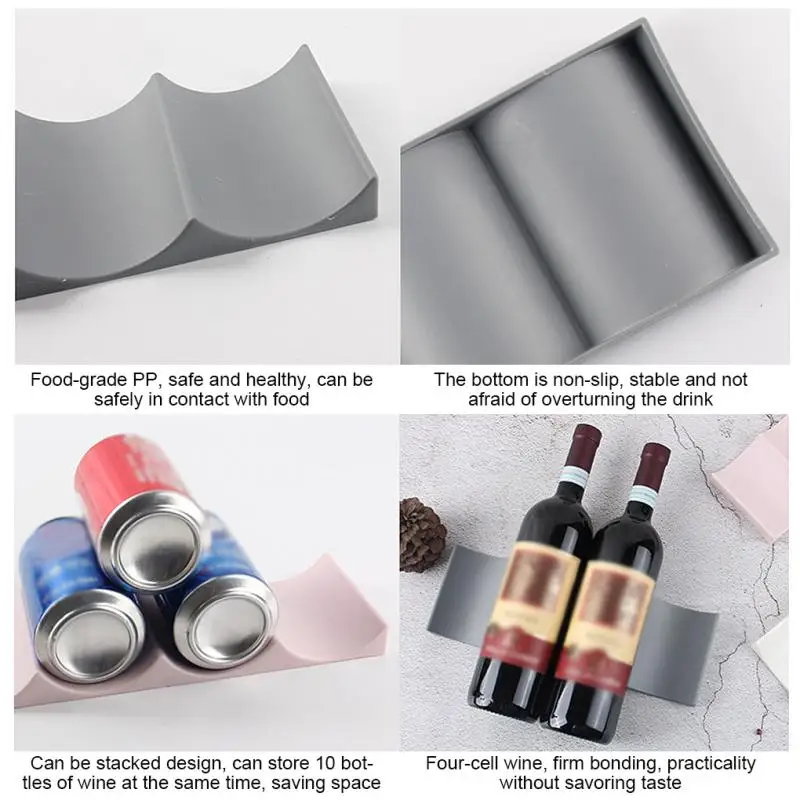 1Pc Rak Botol Anggur yang Dapa - Tech Accessories Organizer ulasan dan harga