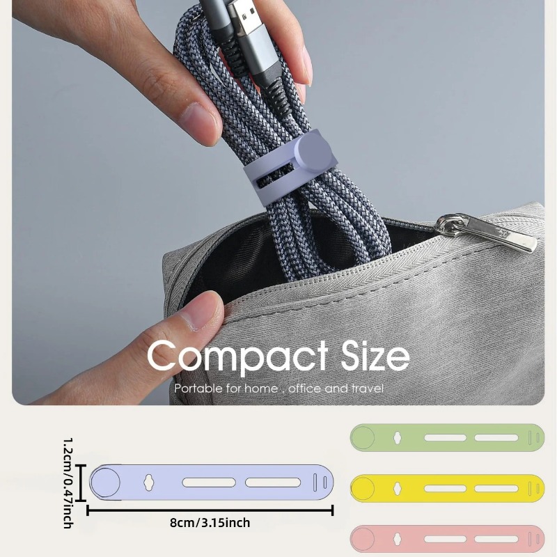 5/10 buah, pengatur kabel port - Travel Cable Organizer ulasan dan harga
