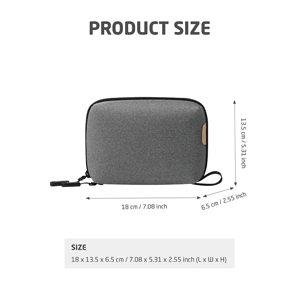 Tas Organizer Teknologi Berkap - Tech Accessories Organizer Pouch ulasan dan harga