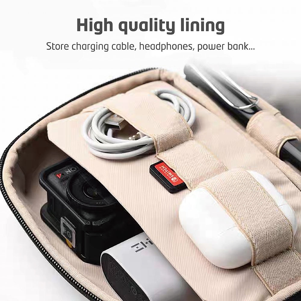Tas Organizer Teknologi Berkap - Tech Accessories Organizer Pouch ulasan dan harga