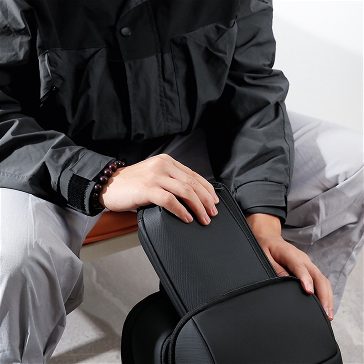 ☶ ❈ ＊ ♥ AC1578-Tas Teknologi T - Tech Accessories Organizer Pouch ulasan dan harga